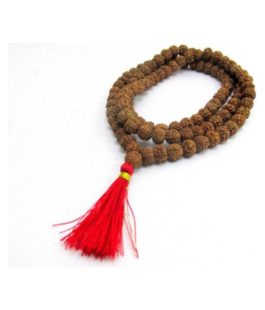     			Shivoham 4 Mukhi Rudraksha Wood Mala 4 Face Rudraksha