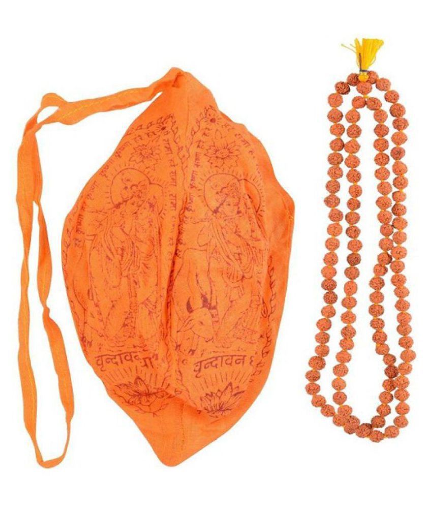     			Shivoham Rudraksha Jaap Mala with Jaap Bag ( Gomukhi) 5 Face Rudraksha