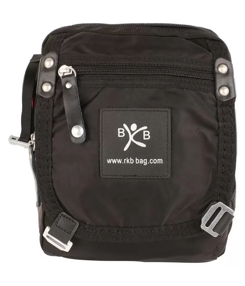 RKB Black Sling Bag SMART NYLON HIGH QUALITY MESSENGER/SLING BAG Black -  Price in India | Flipkart.com