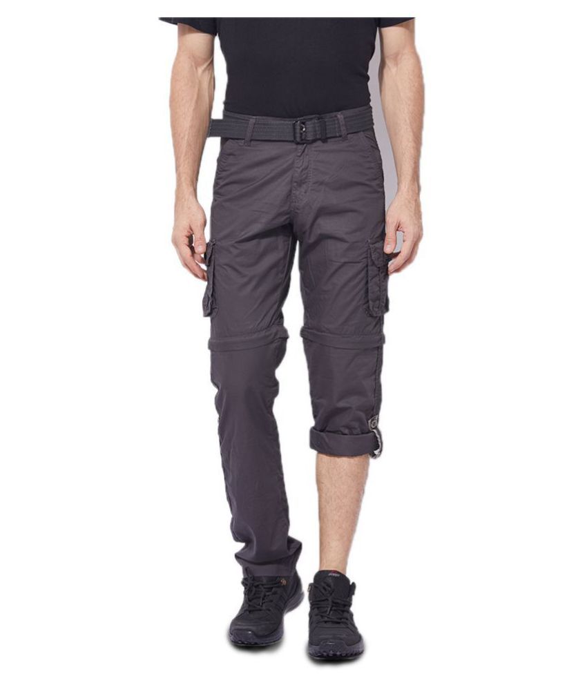 grey cargos h&m