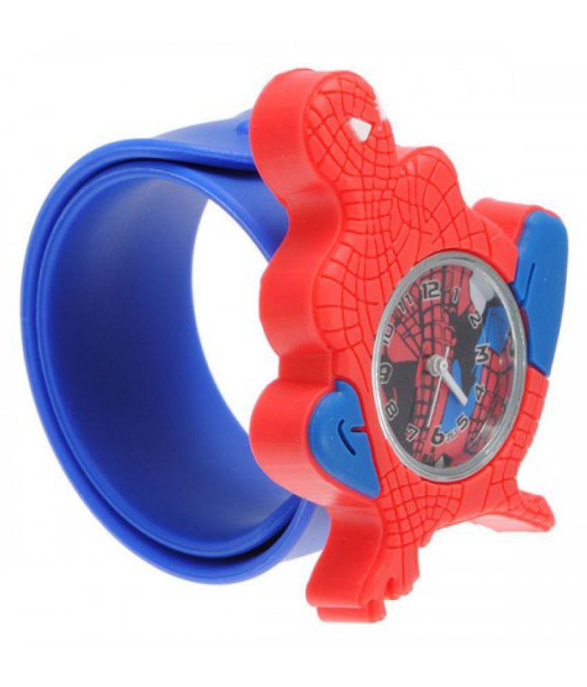 spiderman slap band watch