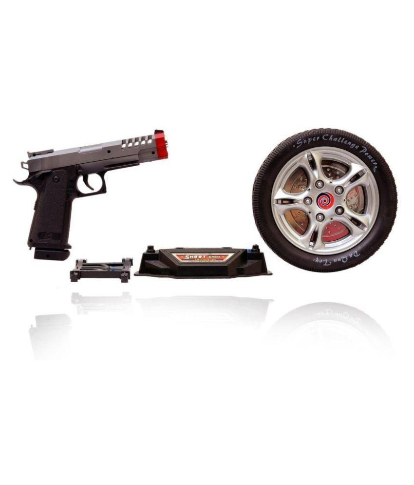 toy laser gun with target