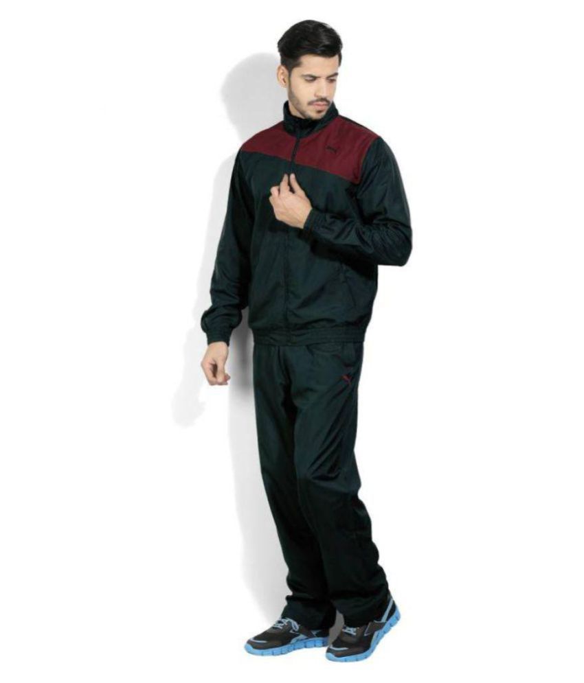 puma clean fleece tracksuit mens