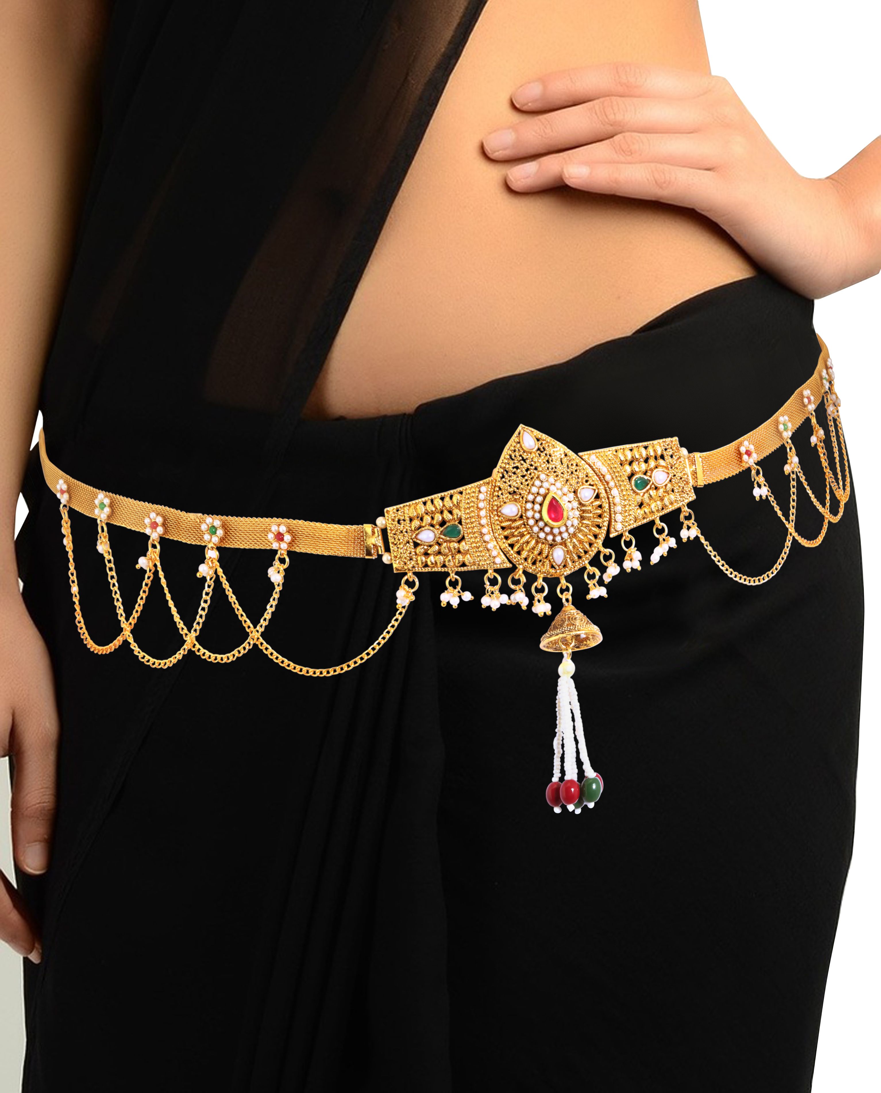 Kamarband new design gold clearance
