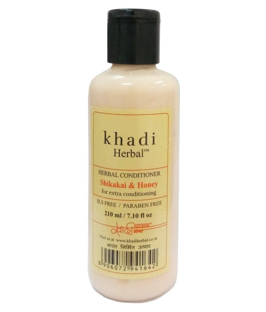     			Khadi herbal Shikakai & Honey Conditioner (SLS & Paraben Free) Deep Conditioner 210 ml