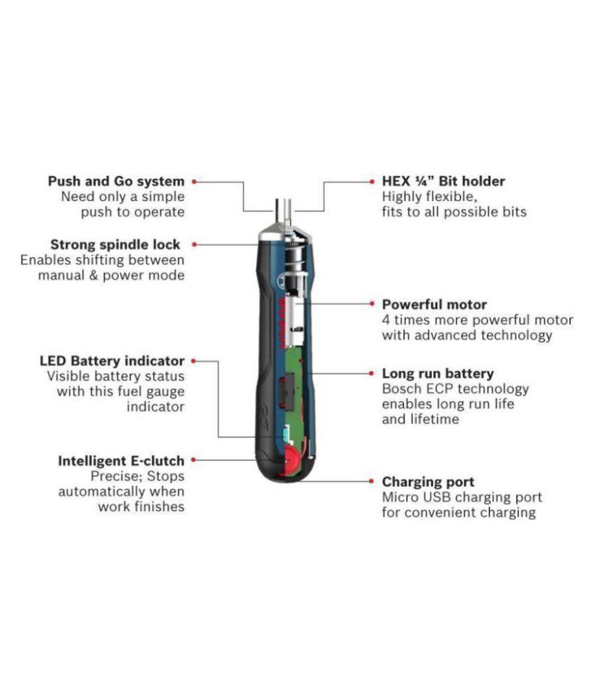 bosch go 2 battery indicator