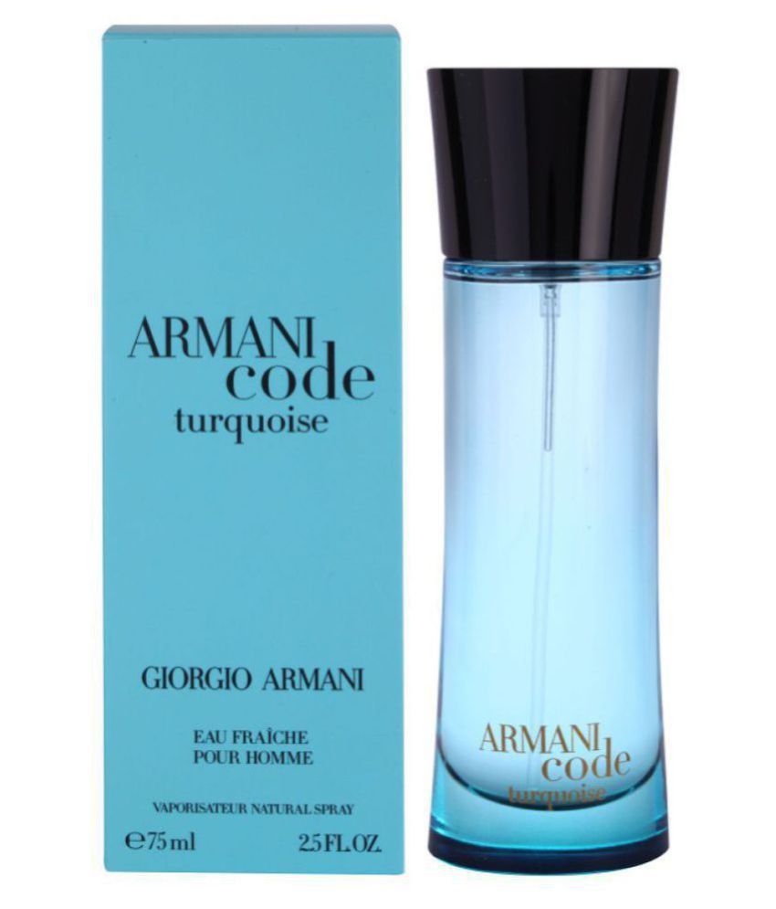 ARMANI GIORGIO CODE TURQUOISE PERFUME MENS 75 ML: Buy Online at Best Prices  in India - Snapdeal