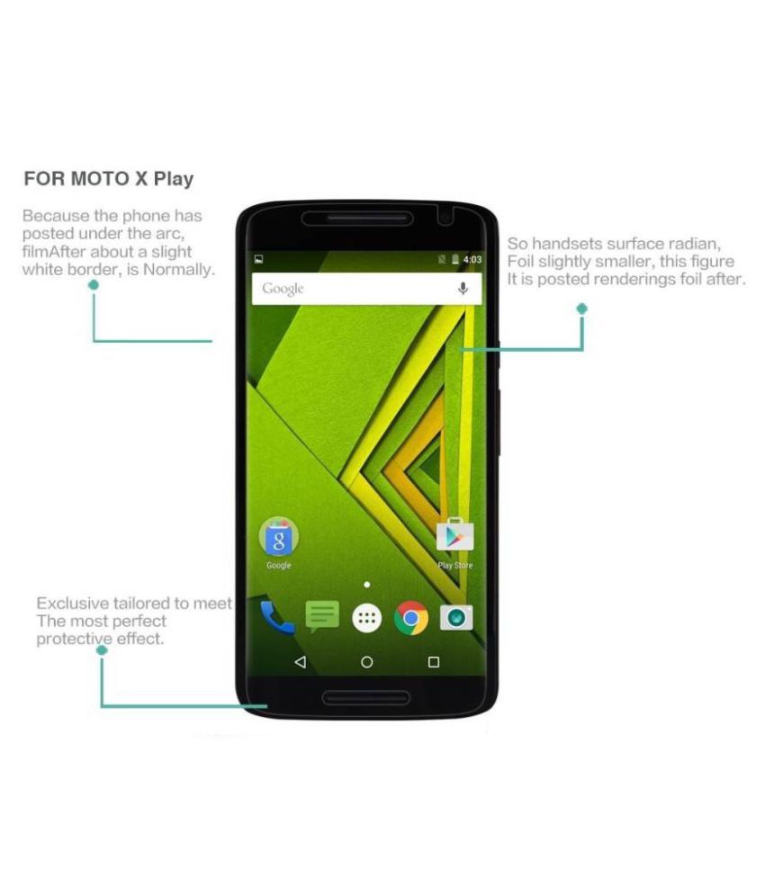 Motorola Moto X Play Tempered Glass Screen Guard By Robux 4d Mobile Screen Guards Online At Low Prices Snapdeal India - arc robux