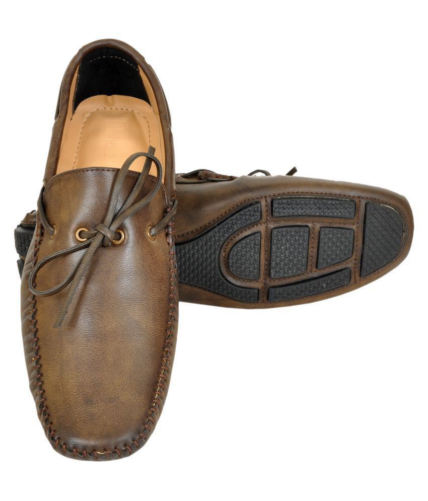 Lee Fox Boat Brown Casual Shoes - Buy 