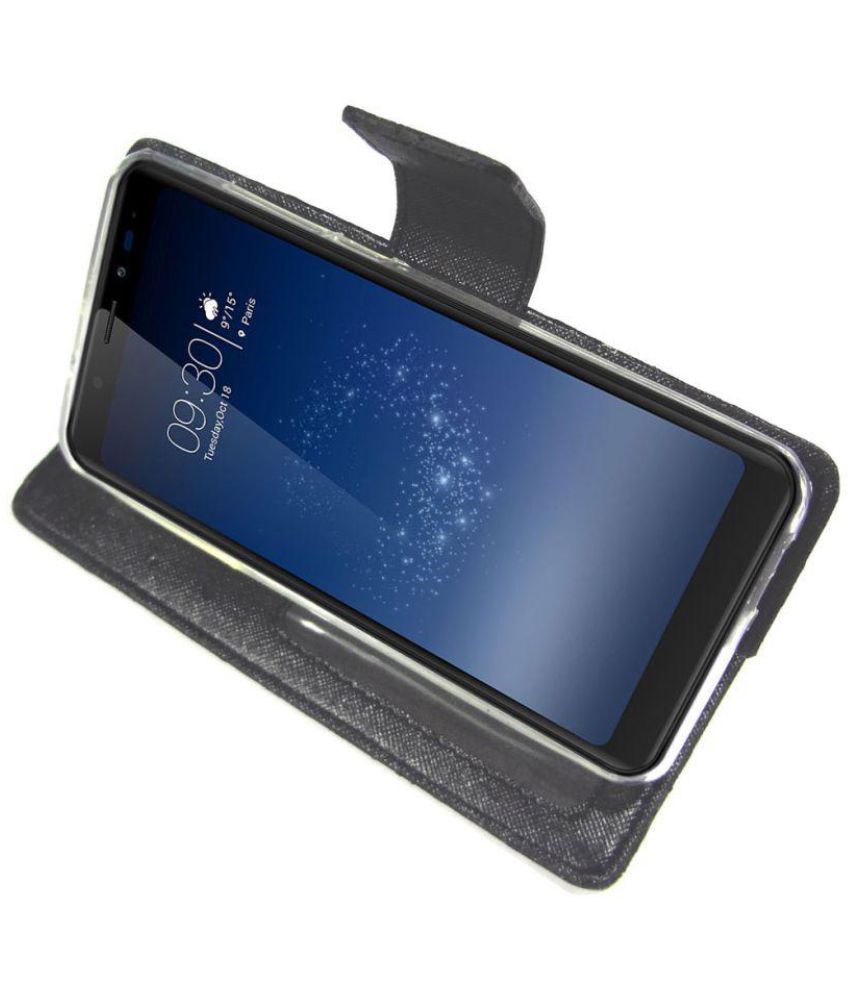 Micromax Canvas Infinity Flip Cover by Gizmofreaks Black Flip