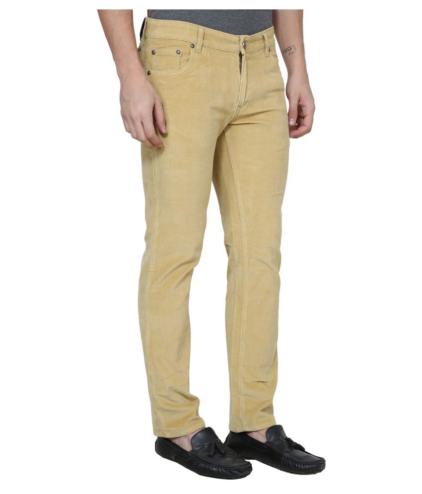 beige flared pants