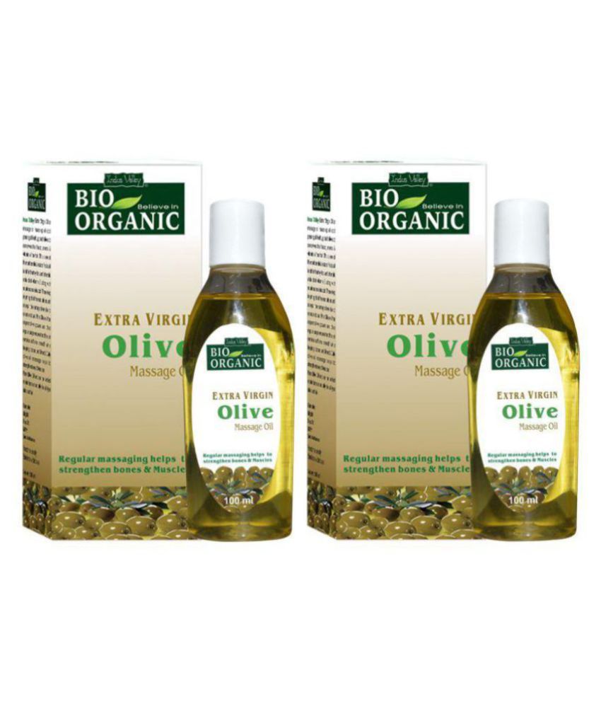     			Indus Valley BIO Organic Extra Virgin Olive Massage Oil - Twin Pack