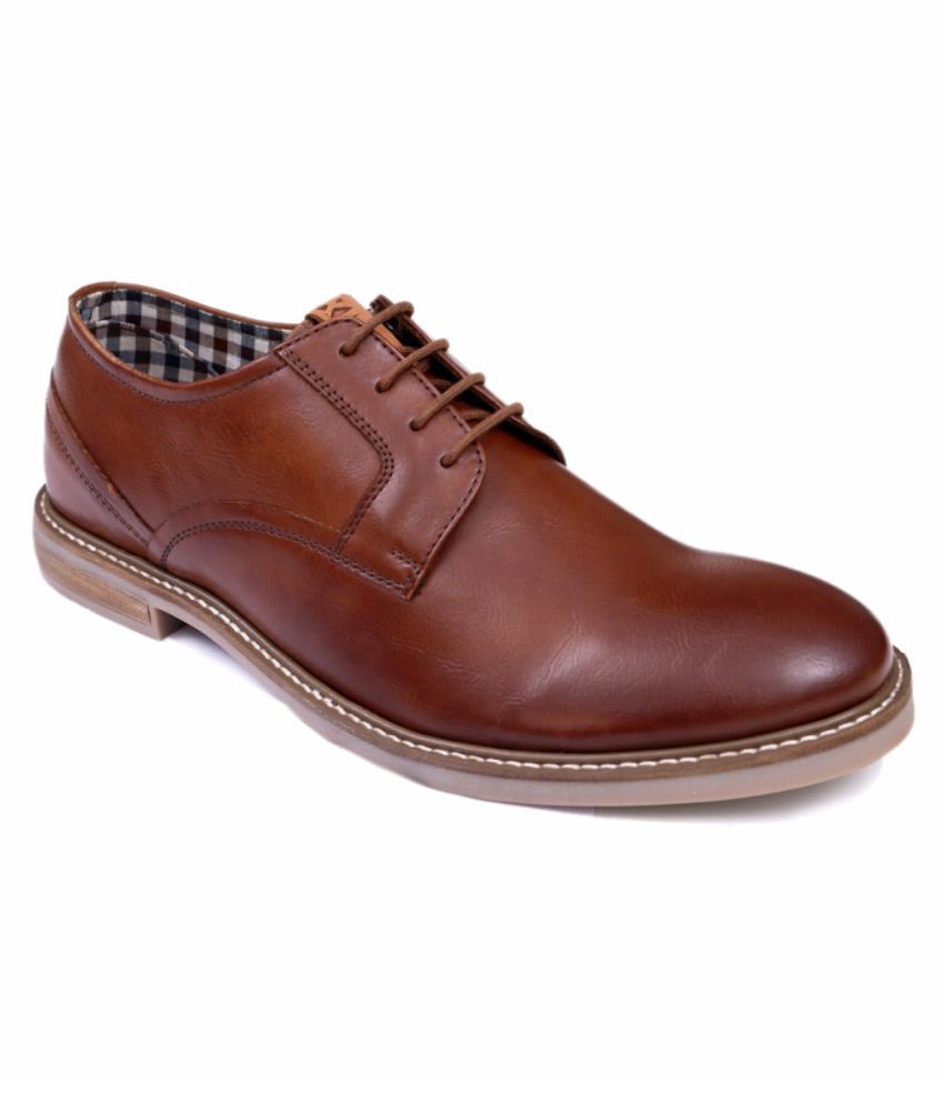 Kicks.Inc Bennit Derby Lifestyle Brown Casual Shoes - Buy Kicks.Inc ...