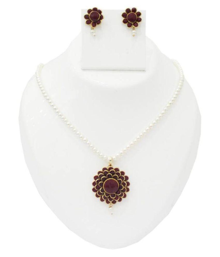 RAJASTHANI "P" PACHI NECKLACE SET Buy RAJASTHANI "P" PACHI NECKLACE