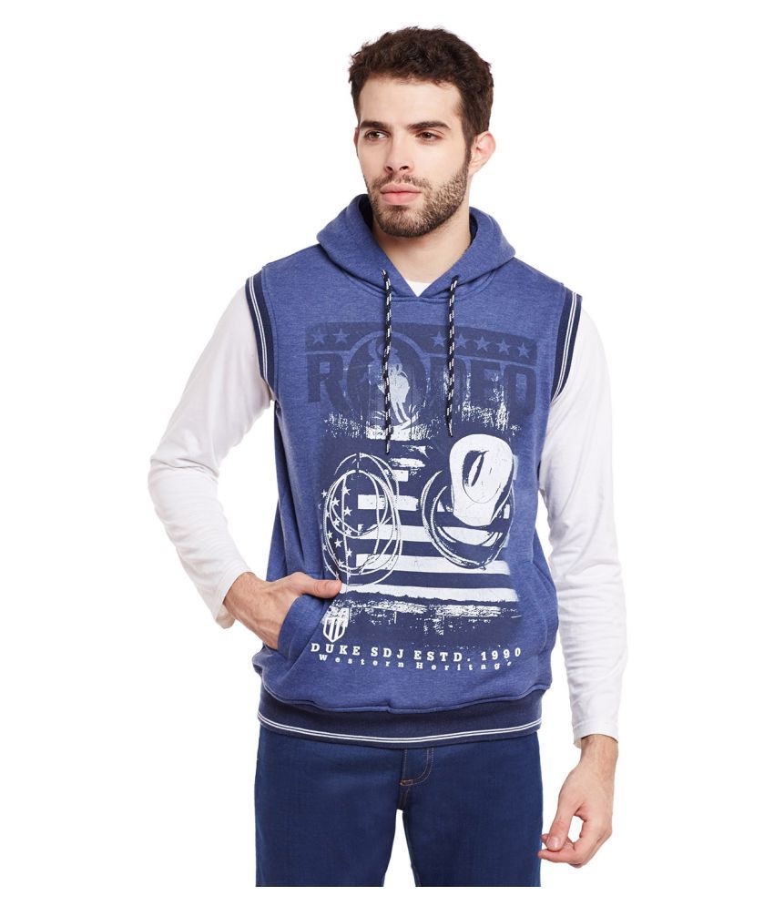 blue v neck sweatshirt