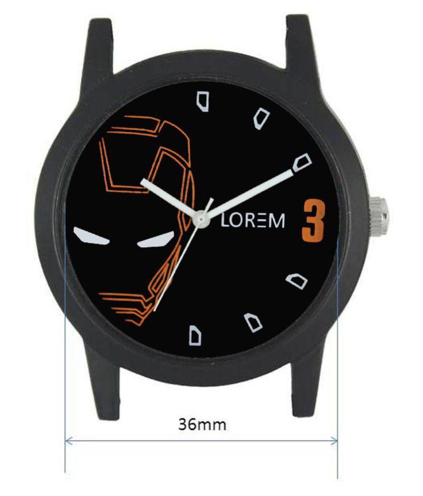 leather belt watch men's