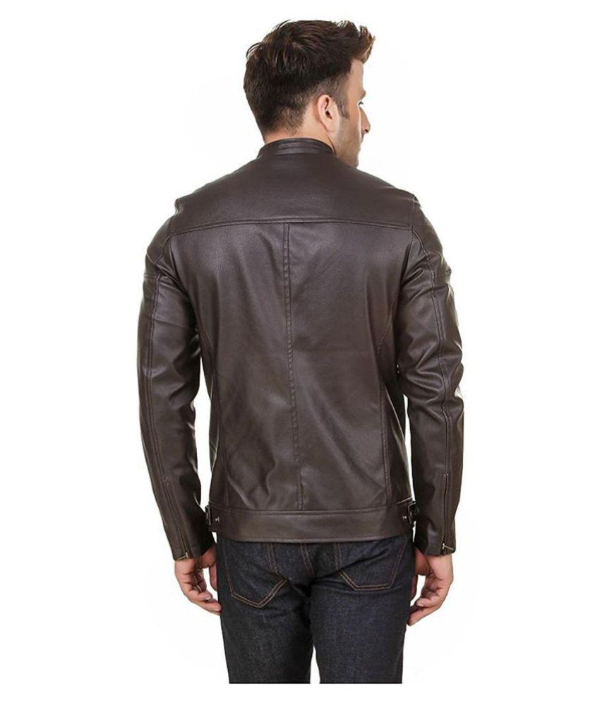 Boys faux leather jacket