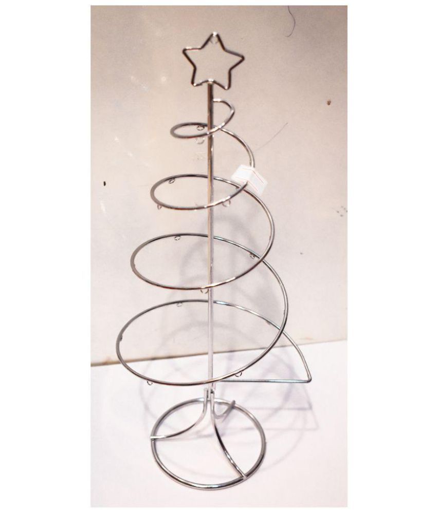 Christmas Steel Christmas Tree Decoration Silver(Pack of 1) Buy