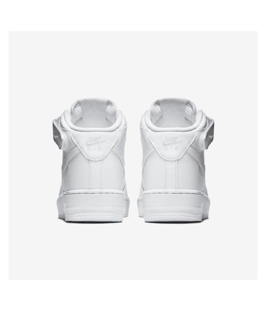 nike airforce high ankle white