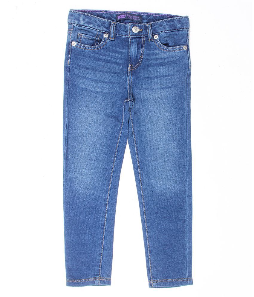 Levi's Girls Blue Jeans - Buy Levi's Girls Blue Jeans Online at Low ...