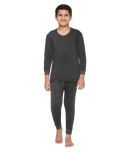 Vimal Jonney Boys Woollen Thermal Top & bottom Set ( Black )