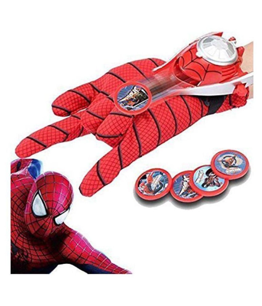 spiderman gloves with web shooters