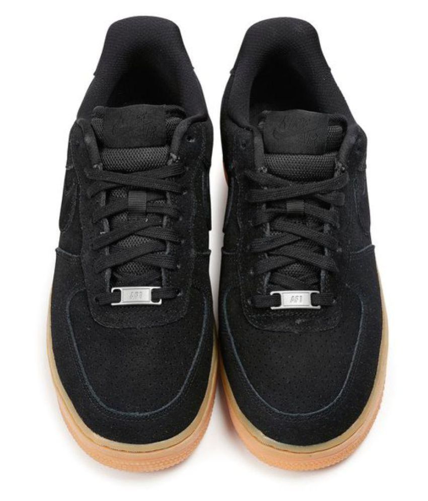 nike airforce black suede