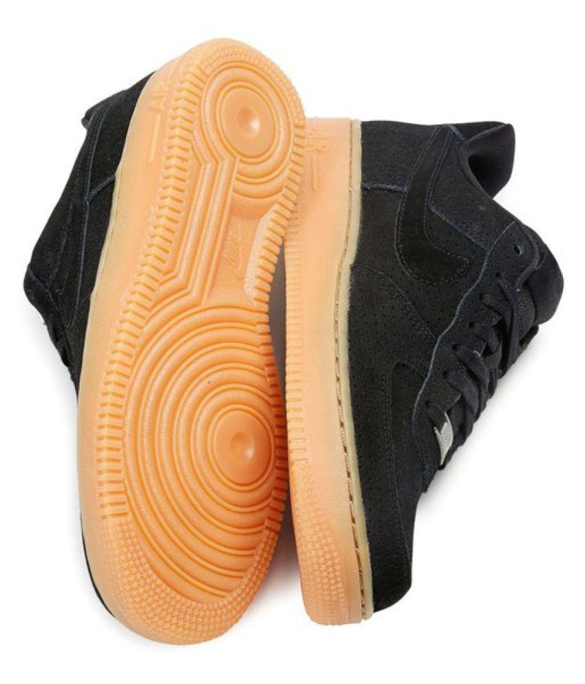 nike airforce black suede
