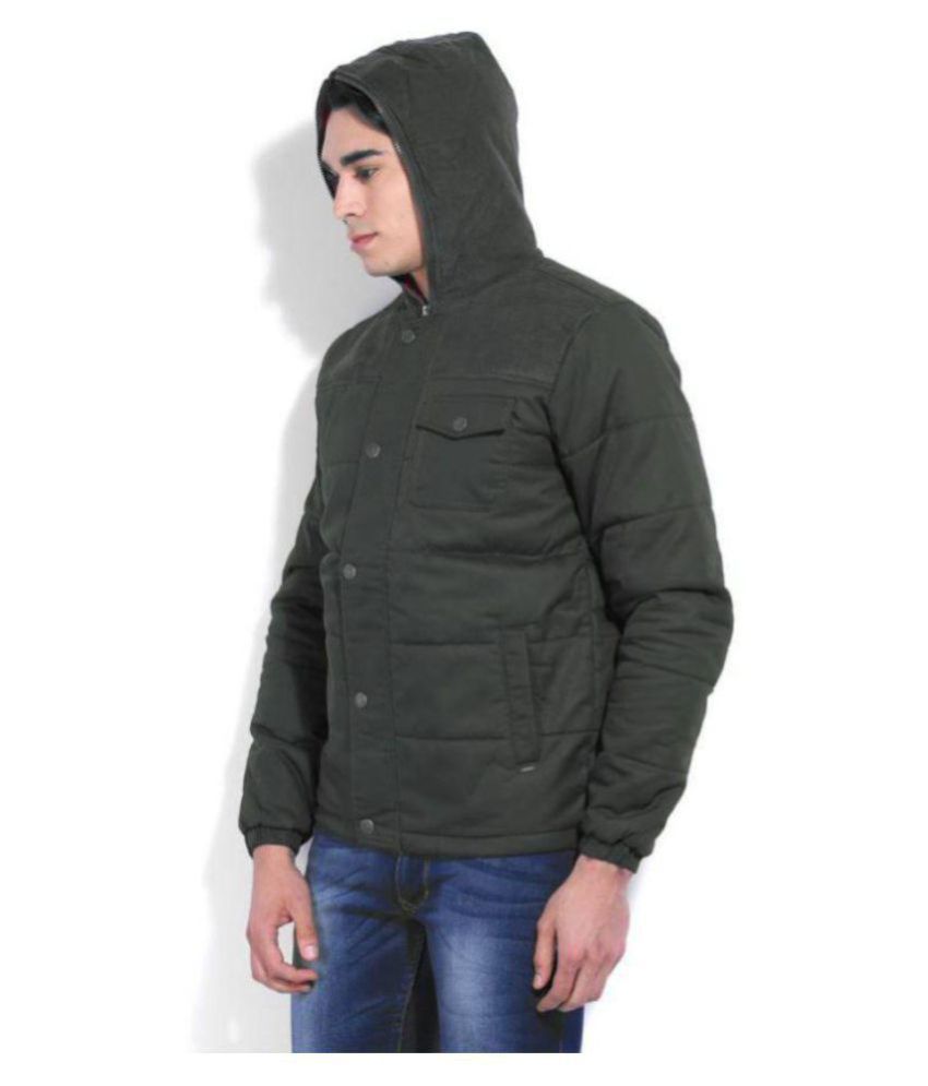Pepe Jeans Green Quilted & Bomber Jacket - Buy Pepe Jeans Green Quilted ...