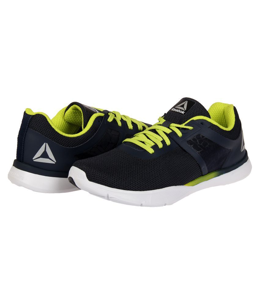 reebok navy running shoes