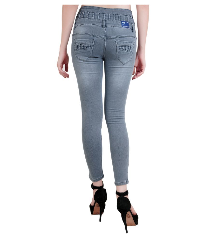 SRW Cotton Lycra Jeans Grey Buy SRW Cotton Lycra Jeans Grey
