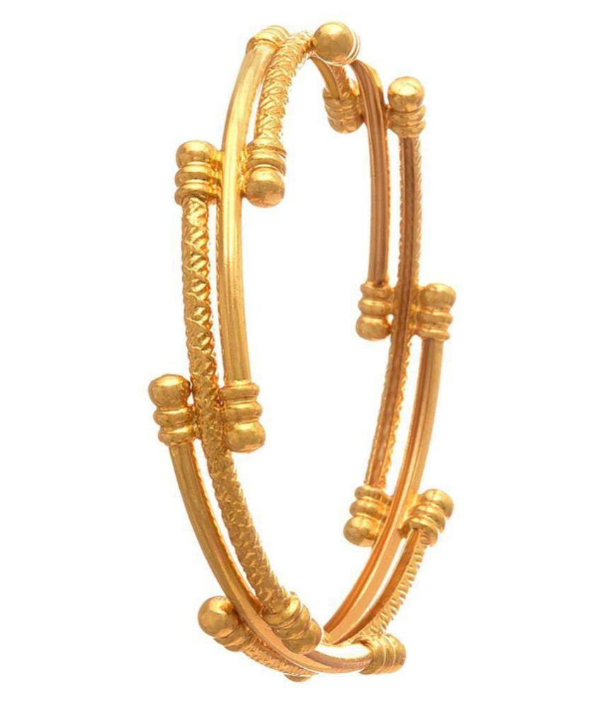     			Zeneme Golden Alloy Bangle