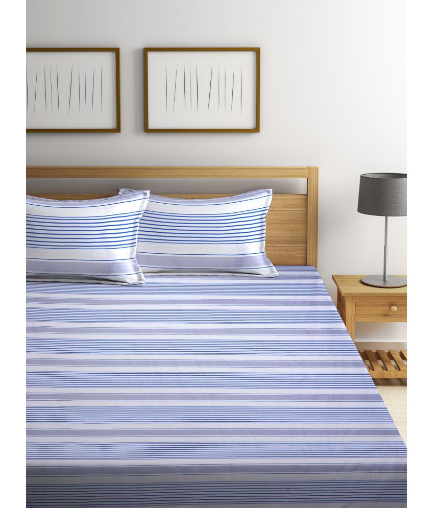 Bombay Dyeing Cotton Double Bedsheet with 2 Pillow Covers Buy Bombay