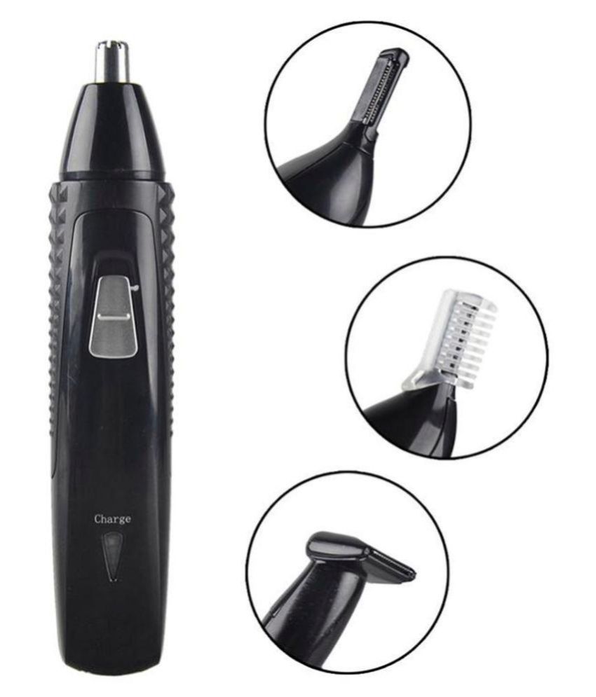 SJ 3in1 Rechargeable Ear Clipper Nose Trimmer ( Black ) Buy SJ 3in1