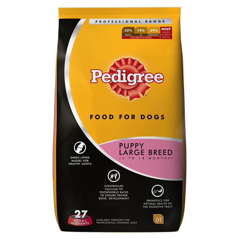     			Pedigree Professional (Puppy Large Breed - Premium Dog Food), 10 kg Pack