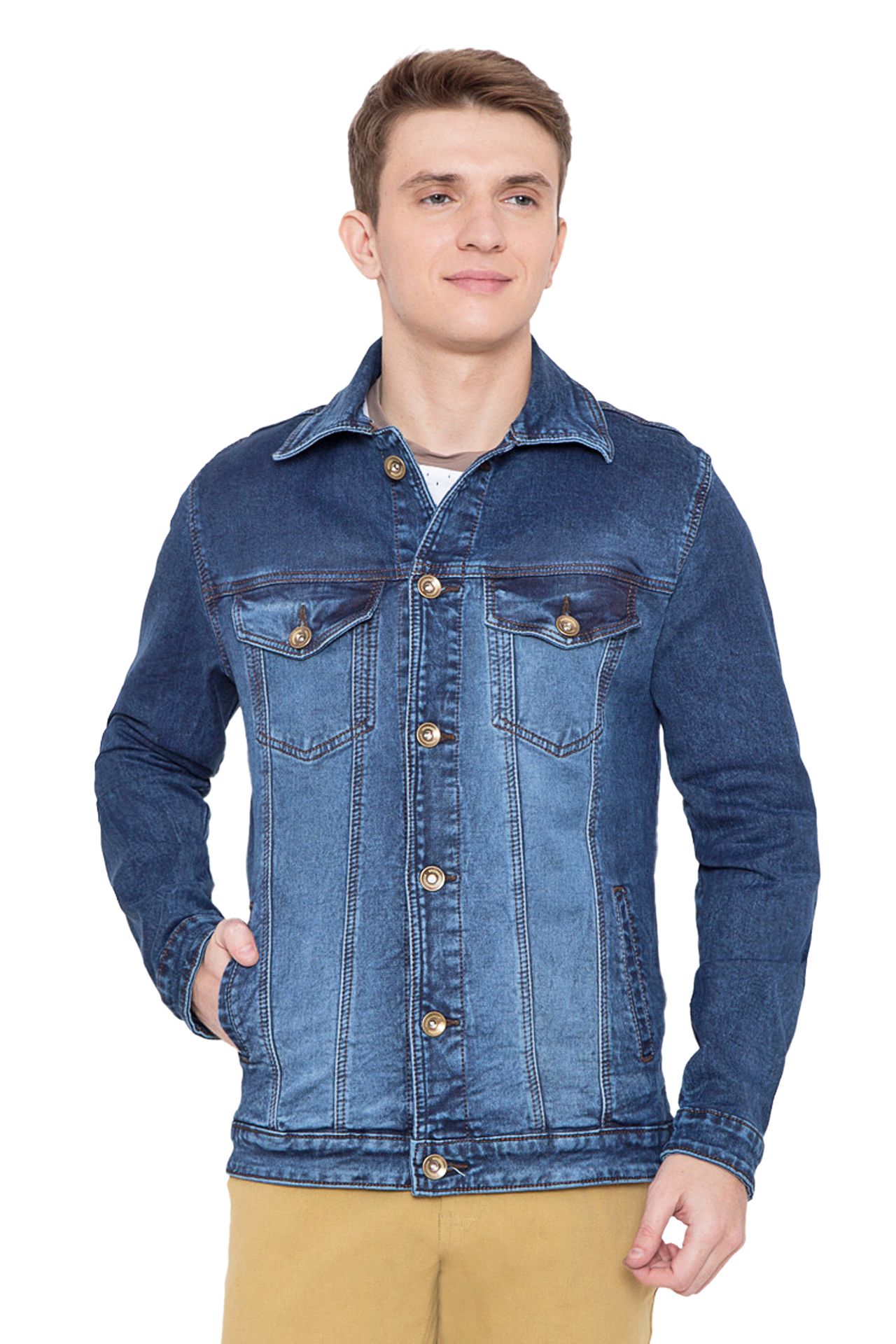 half sleeve padded jacket