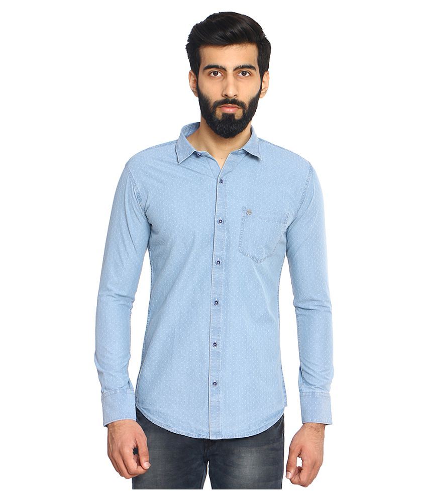     			Duke Blue Slim Fit Shirt