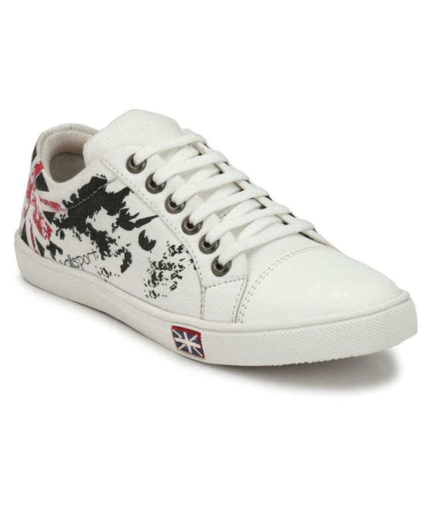 smart casual white sneakers