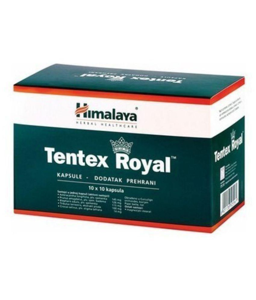     			Ayurveda Cure Himalaya's Tentex Royal Capsules 10x10= 100 no.s