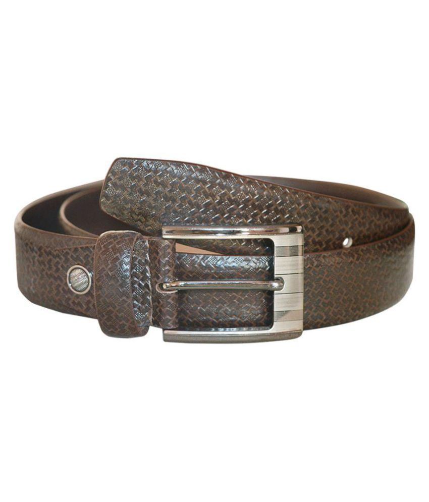 MapleTree Brown Leather Formal Belts: Buy Online at Low Price in India ...