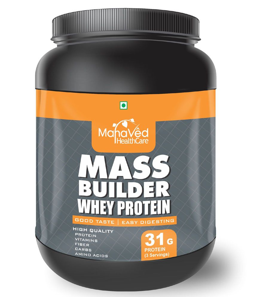 Mahaved Mass Builder Whey Protein 1 kg Mass Gainer Powder Buy Mahaved