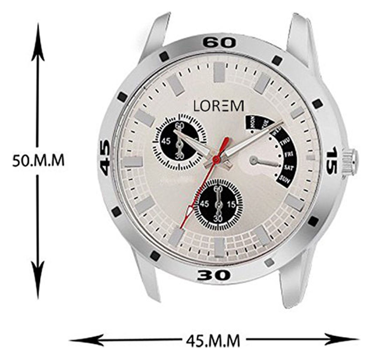 leather belt watch men's