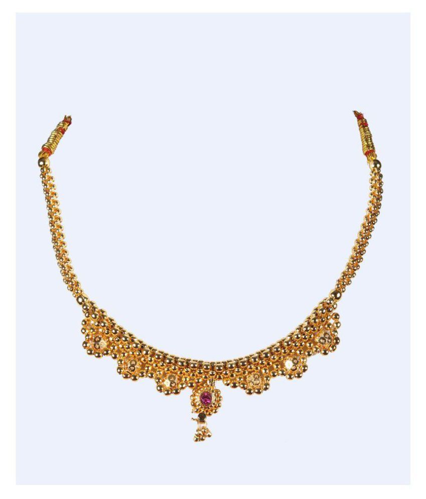 Soubhagya jewellers kolhapuri thushi 