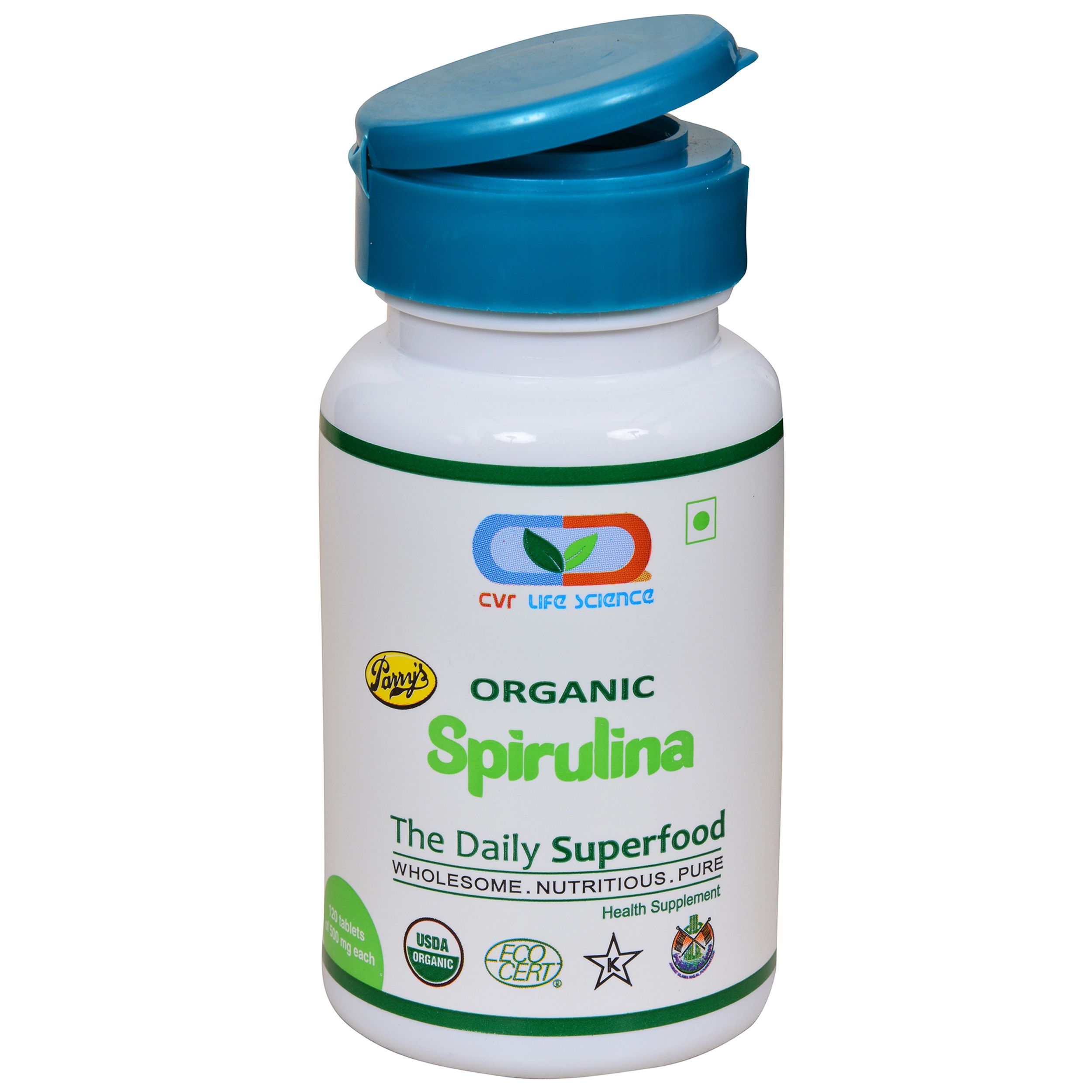 Cvr Life Science Parry Organic Spirulina Tablets 120 gm Capsule Buy