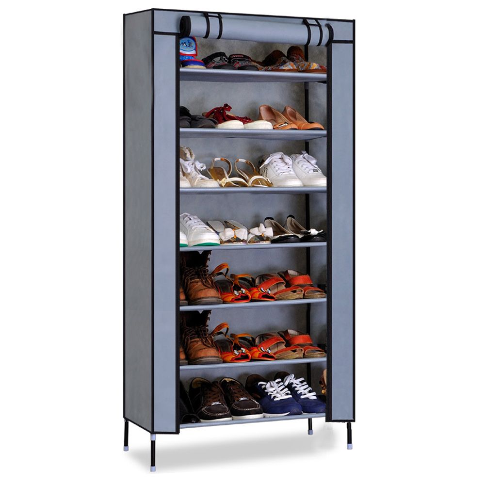 Kawachi Multipurpose Shelf Shoe Storage With 7 Layer Shoe Stand Rack Gray Buy Kawachi Multipurpose Shelf Shoe Storage With 7 Layer Shoe Stand Rack Gray Online At Best Prices In India On Snapdeal