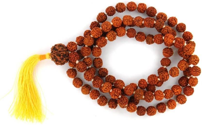     			Shivoham Shiv Shakti Kavach 5 Mukhi Rudraksha Mala 5 Face Rudraksha