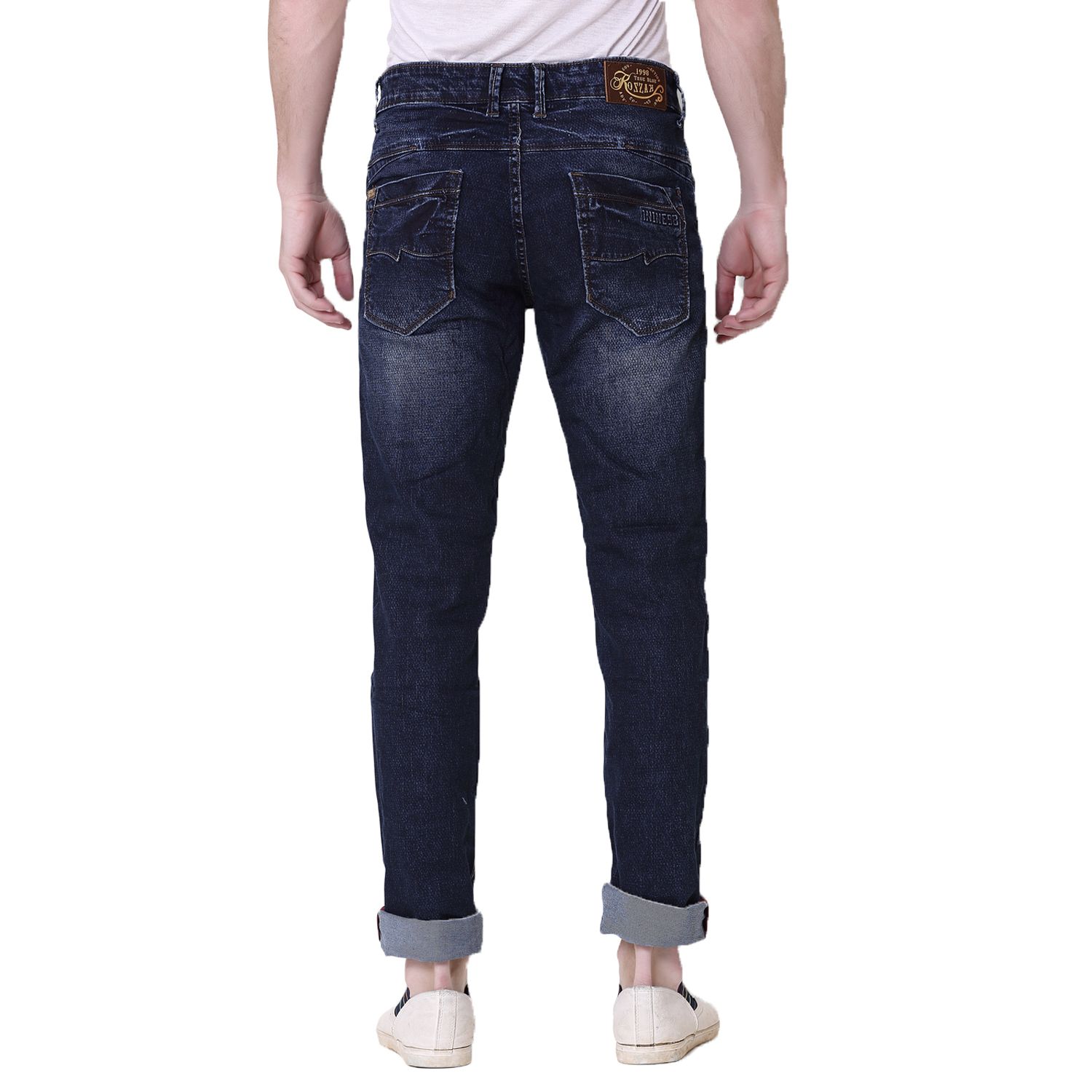dark blue slim jeans