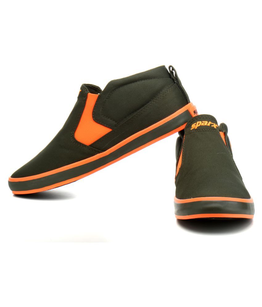 sparx men's mesh loafers