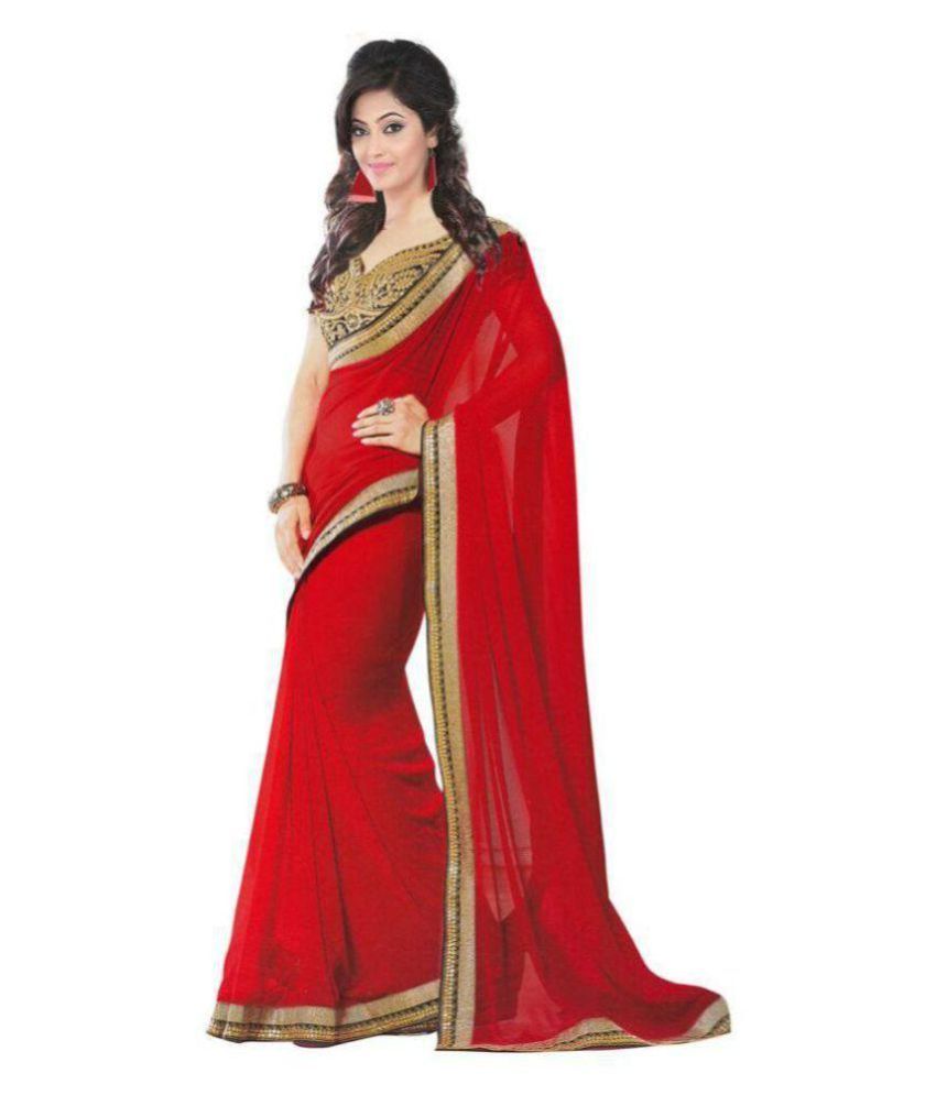 party wear sarees snapdeal