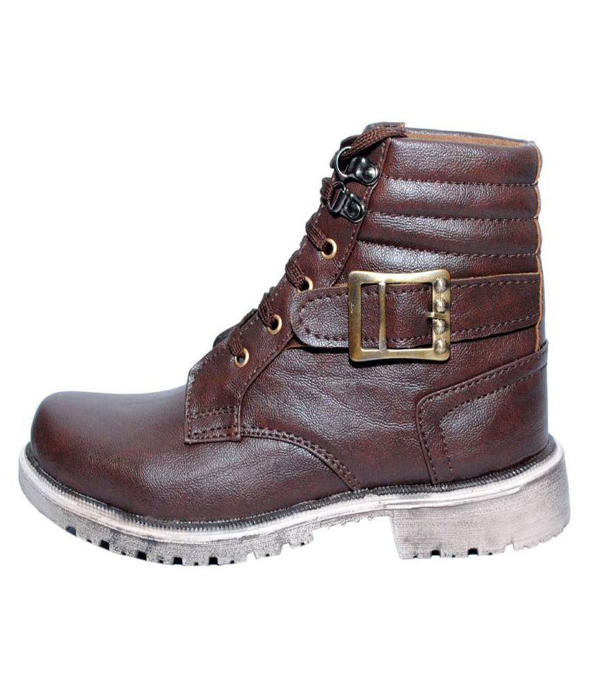Magnolia Brown Chukka boot - Buy Magnolia Brown Chukka boot Online at Best Prices in India on 